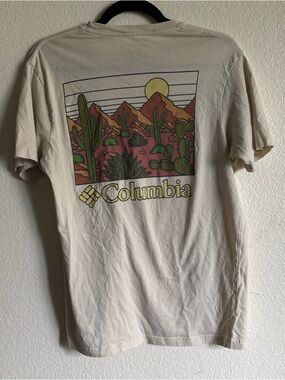 Columbia Short Sleeve Desert Graphic Tee - Cream, Green, Rust